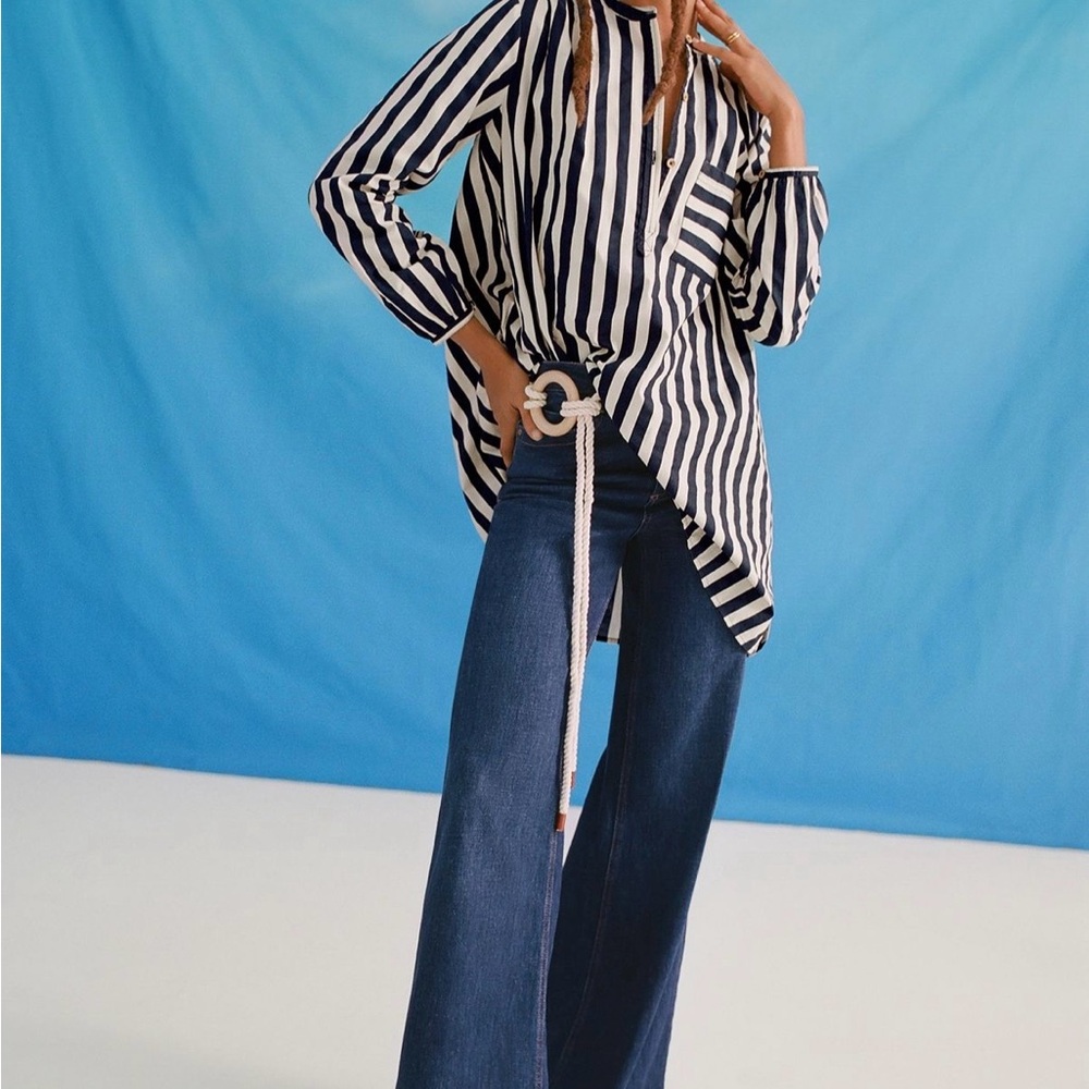 Maeve - The Jada High-Rise Wide-Leg Jeans